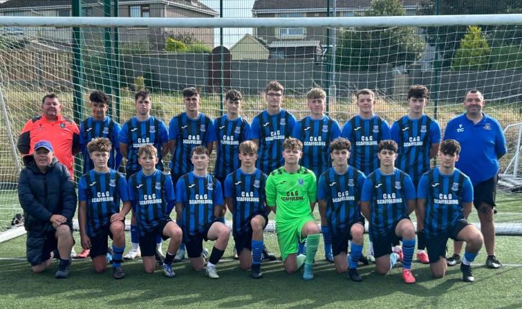 Dillon as part of the Hakin United team